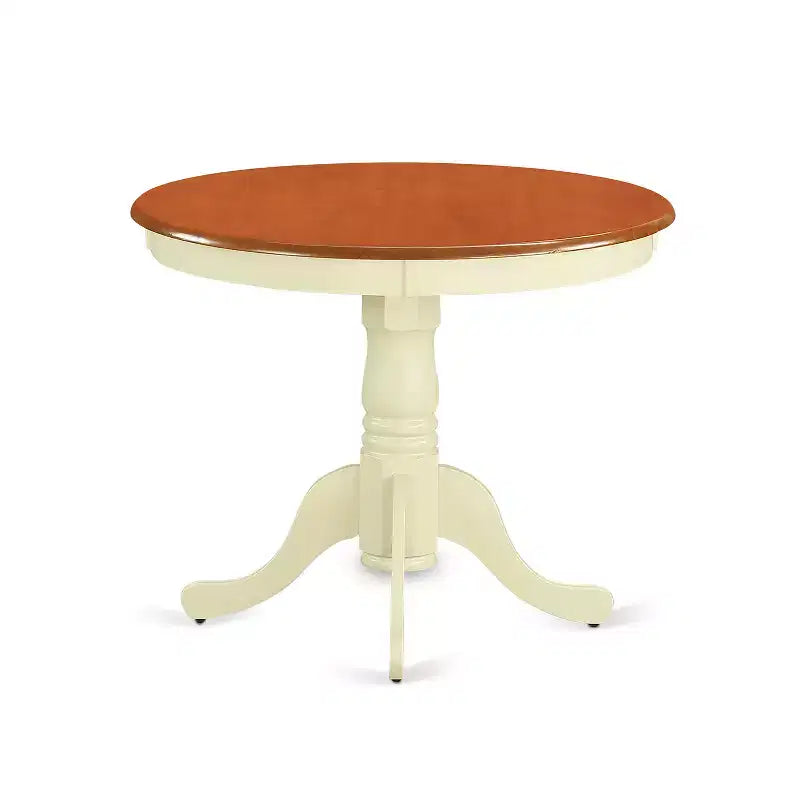 HomeStock Antique Small Dining Table Set With Chairs