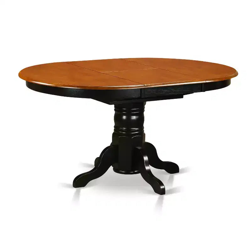 HomeStock Kenley 7 Piece Dinette Set Black Cherry Finish