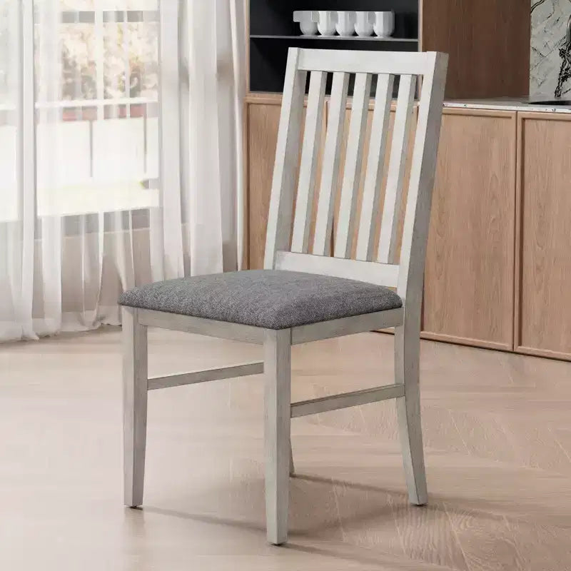 VECELO Round Extendable Dining Table Set, Rubber Wood Table with 4/6 Armless Upholstered Dining Chairs for Kitchen, Gray