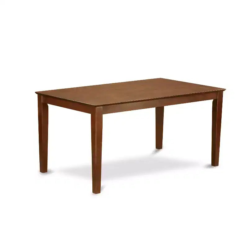 HomeStock Belmont Small Kitchen Table Set - Dining Table And Dining Chairs, Mahogany