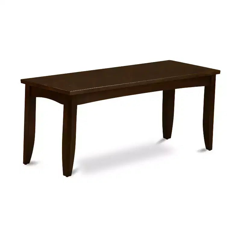 HomeStock Belmont Dining Room Set-Dining Table With Leaf And Kitchen Chairs, Cappuccino