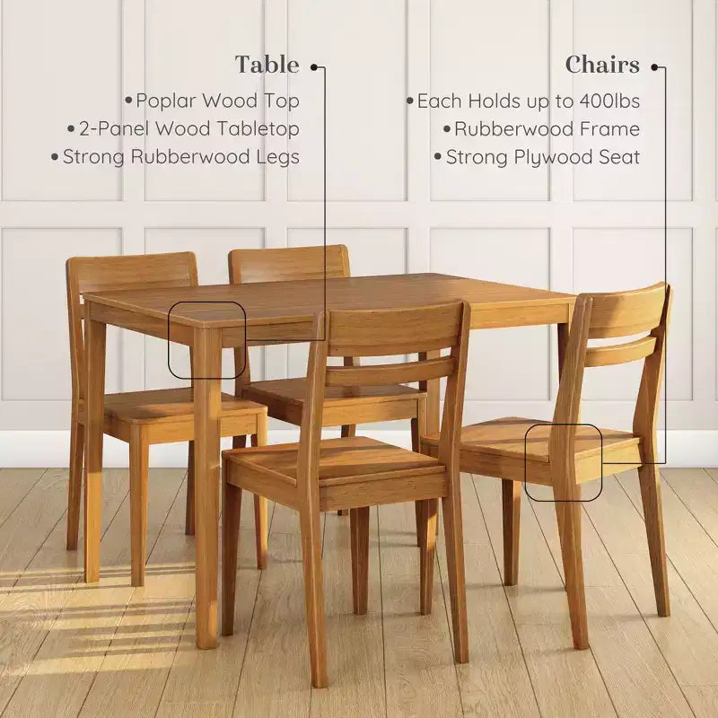 Crew Dining Chair and Table Combo