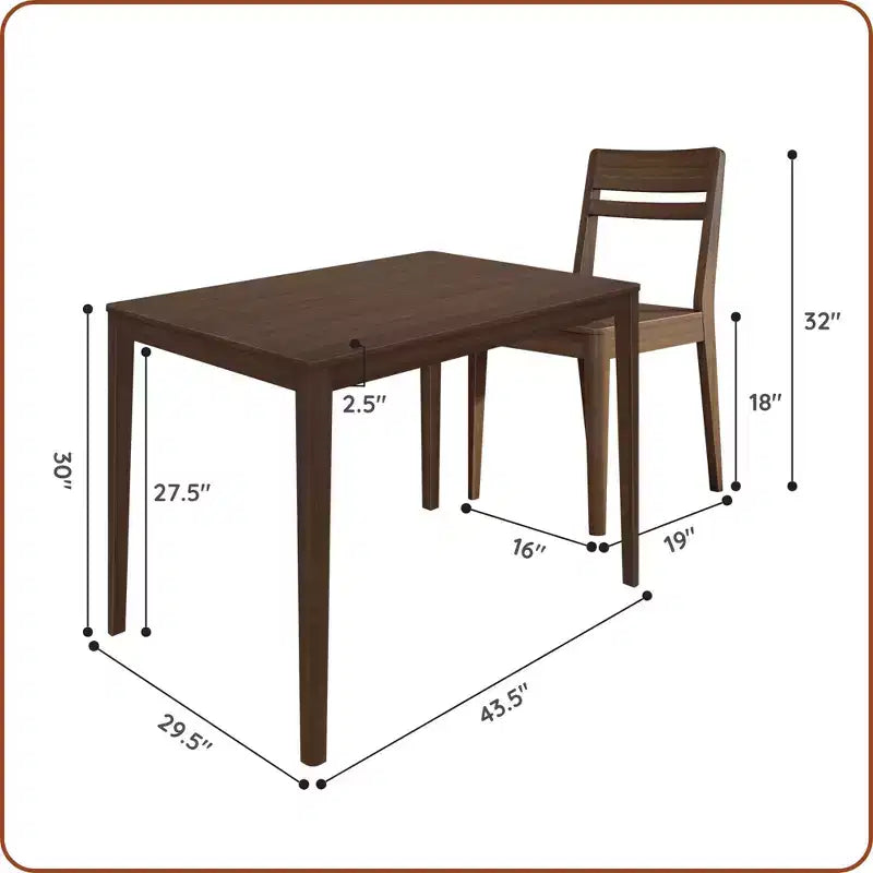 Crew Dining Chair and Table Combo