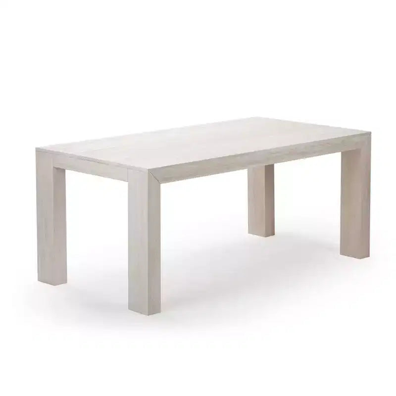 Plank+Beam 72 Modern Solid Wood Dining Table Set, + 6 Chairs Walnut