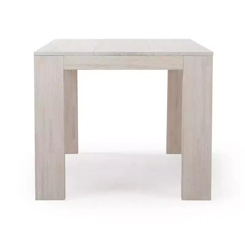 Plank+Beam 72 Modern Solid Wood Dining Table Set, + 6 Chairs Walnut