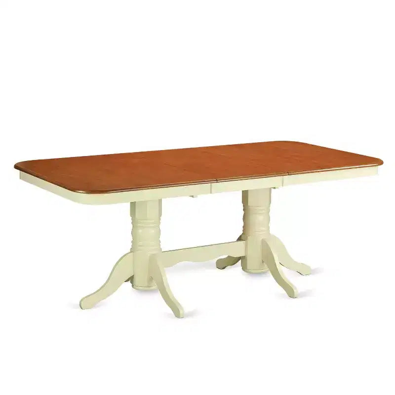 Dining Table Set with Chairs - Kitchen Table Set for 6-8 People - Modern Farmhouse Style