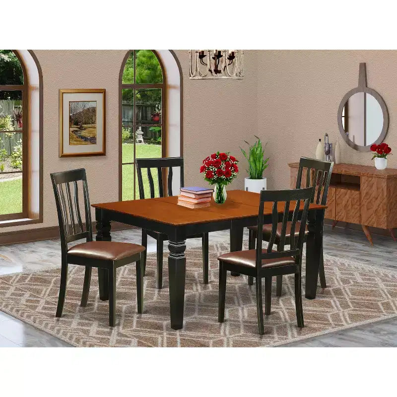 Dinette Table Set with Chairs - Kitchen Dining Room Table Set