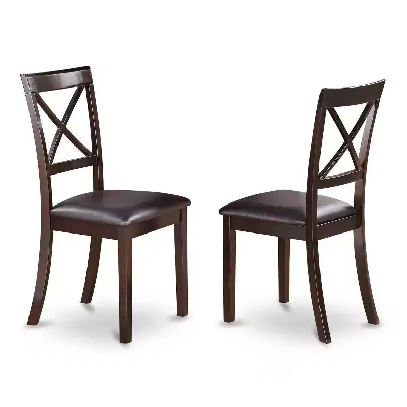 Round Kitchen Dining Table Set - 5 Piece Dinette Set with Chairs - Modern Table & Chair Set