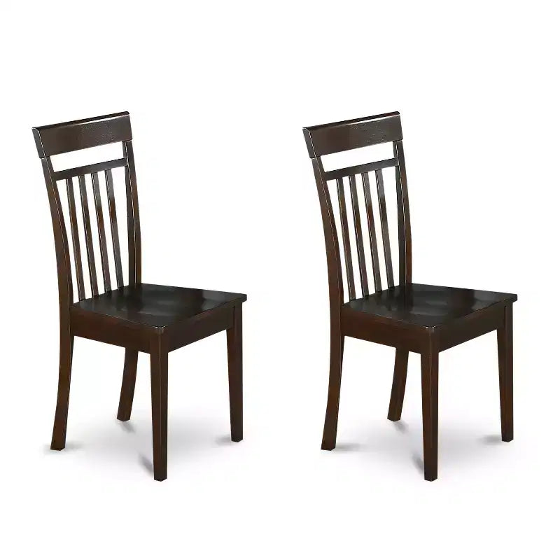 Retro Kitchen Dining Set - 5 Piece Table & Chairs - Solid Wood Dinette Set - Modern Farmhouse Style