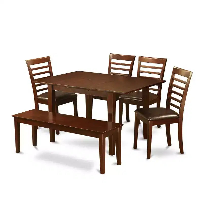 Dinette Table Set 5 Piece - Small Kitchen Table with Chairs - Modern Dining Set