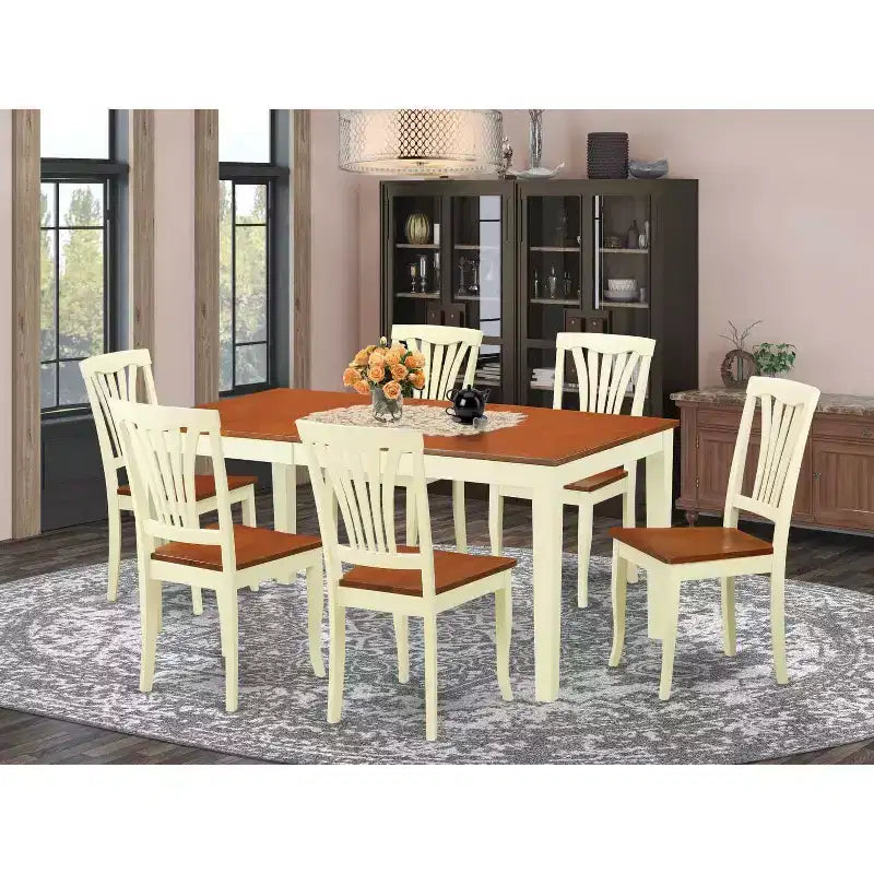 Rococo Dining Table Set - Kitchen Table & Chairs - Elegant Design