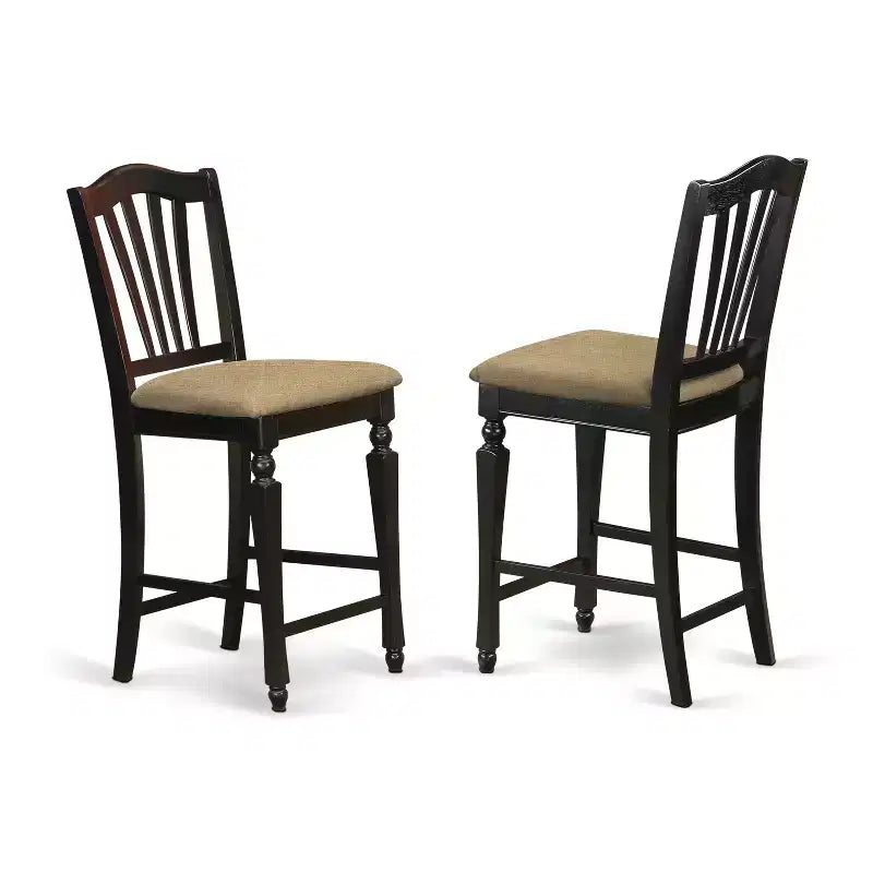 Counter Height Dining Set - 5 Piece Pub Table & Chairs - Modern Kitchen Set