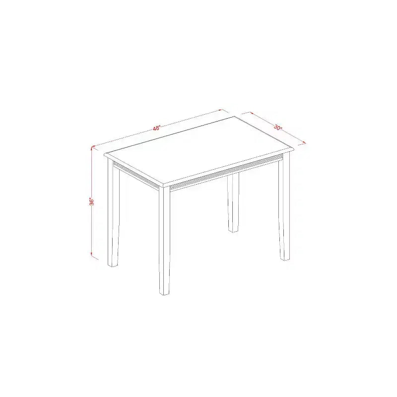 Counter Height Dining Set - 5 Piece Pub Table & Chairs - Modern Kitchen Set