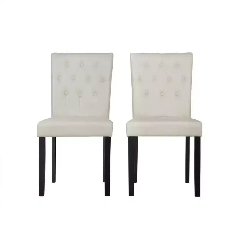 ChaletPosh 7 Pieces Dining Set with Linen Cover Dining Chair