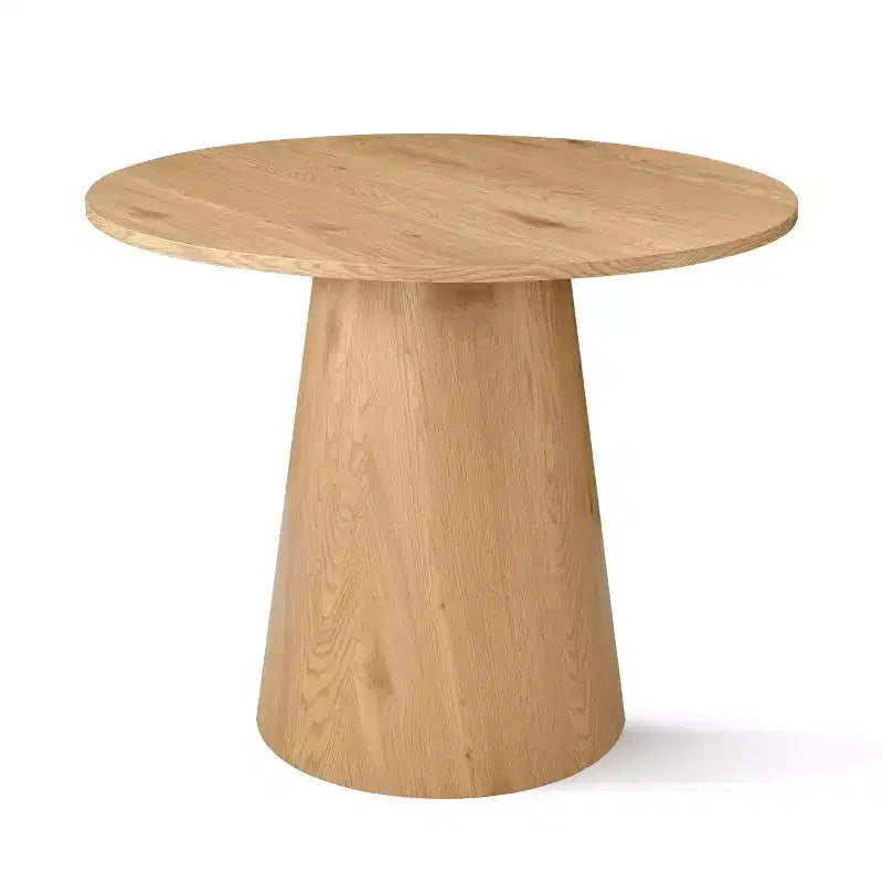 3-Piece Dining Room Table and Chair Set, 35 Round Table with Upholstered Slipcover Chairs for Breakfast Nook or Small Space-Panipeachy