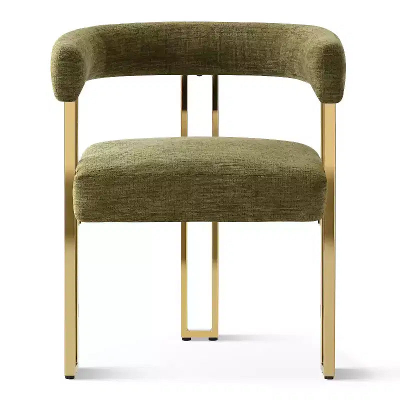 47-83 Extendable Dining Table Set for 6, Natural Wood-Tone Table and 6 Upholstered Chenille Dining Chairs with Metal Legs-Panipeachy