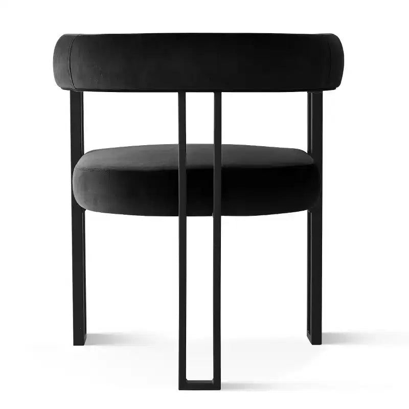 Expandable Round to Oval Dining Table Set with 8 Velvet Chairs, 3-in-1 Pedestal Dining Set, Seats 4 to 8, Modern Dining Room Set-Panipeachy