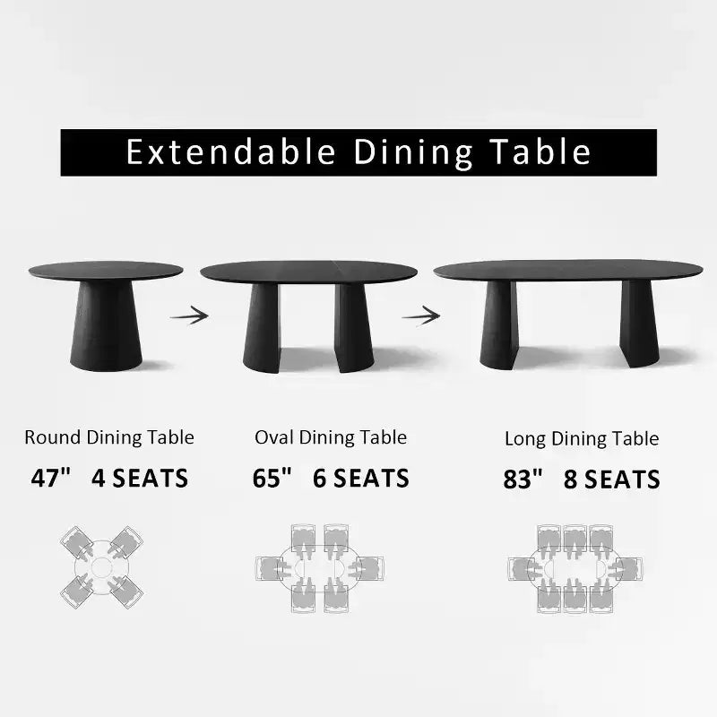 3-in-1 Oval Extendable Dining Table Set with Chenille Upholstered Chairs Featuring Gold Metal Legs, Versatile Dining Furniture-Panipeachy