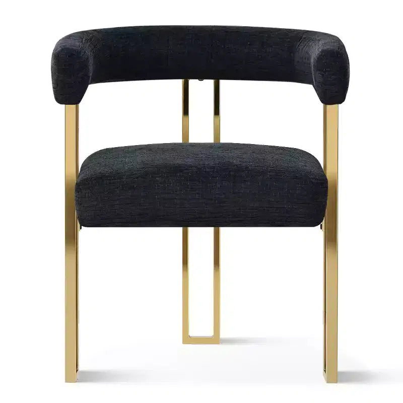 3-in-1 Oval Extendable Dining Table Set with Chenille Upholstered Chairs Featuring Gold Metal Legs, Versatile Dining Furniture-Panipeachy