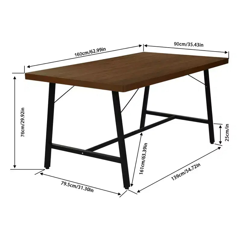 FurnitureR 5 Piece Dining Table Set with 4 Suede Chairs, MDF Wood Dining Table with Metal Legs, Modern Kitchen Dining Set for Dining Room or Apartment
