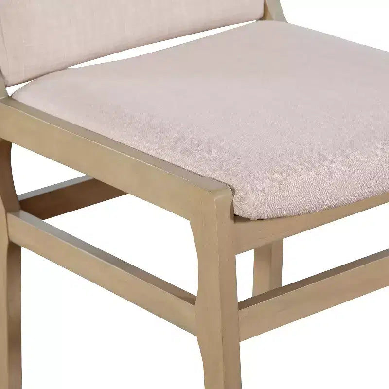 Christopher Knight Home Lyra 7 Piece Contemporary Rubberwood Upholstered Dining Set with Expandable Dining Table