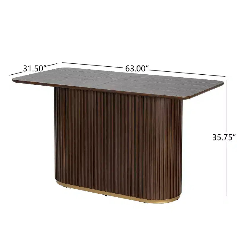 Christopher Knight Home Quini Modern 5 Piece Wooden Dining Set with Pedestal Design and Rubberwood Legs