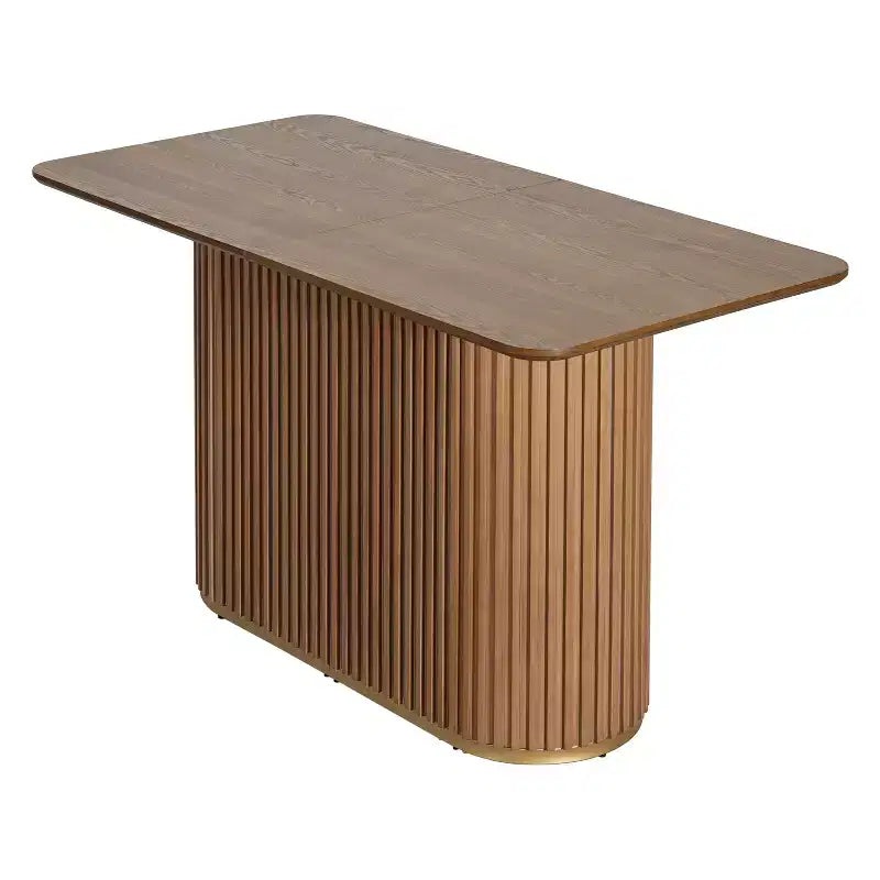 Christopher Knight Home Quini Modern 5 Piece Wooden Dining Set with Pedestal Design and Rubberwood Legs