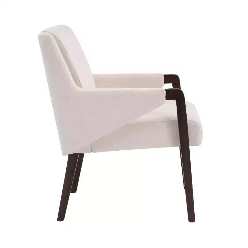 Christopher Knight Home Lindiwe Modern 7 Piece Rubberwood Linen Upholstered Dining Set with Rectangular Table