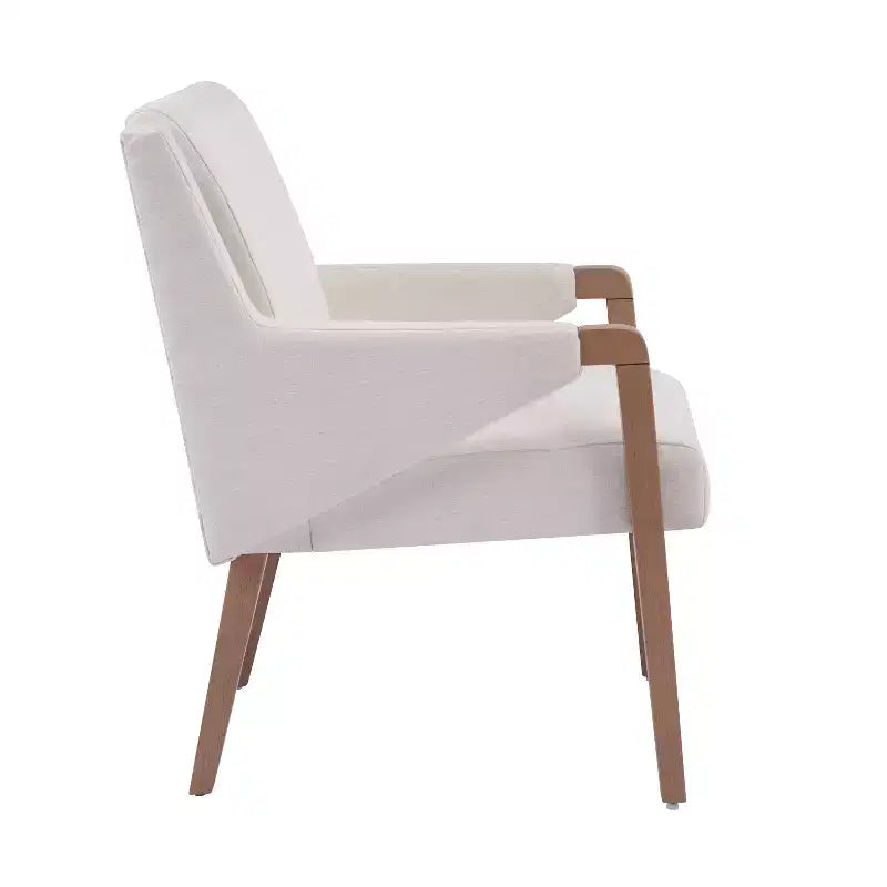 Christopher Knight Home Lindiwe Modern 7 Piece Rubberwood Linen Upholstered Dining Set with Rectangular Table