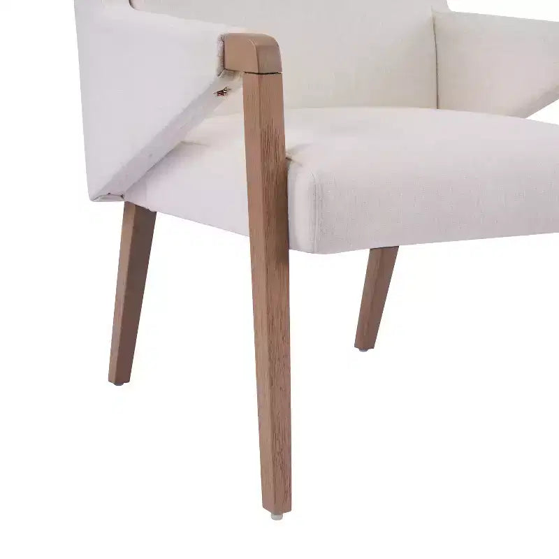 Christopher Knight Home Anand Modern 7 Piece Rubberwood Linen Upholstered Dining Set with Oval Pedestal Table