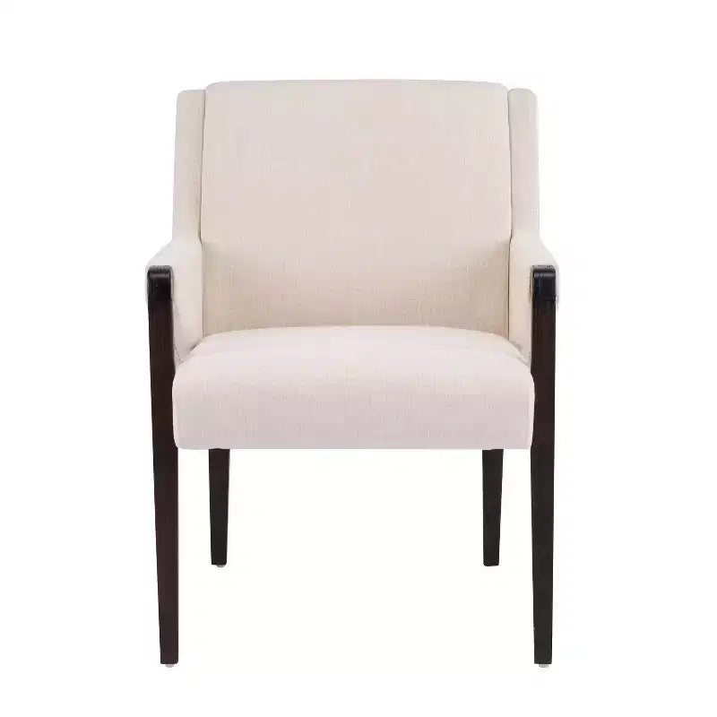 Christopher Knight Home Anand Modern 7 Piece Rubberwood Linen Upholstered Dining Set with Oval Pedestal Table