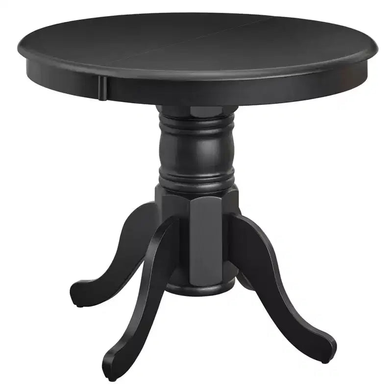 Buylateral 7pc Lancaster Farmhouse Solid Wood Extendable Dining Table Set