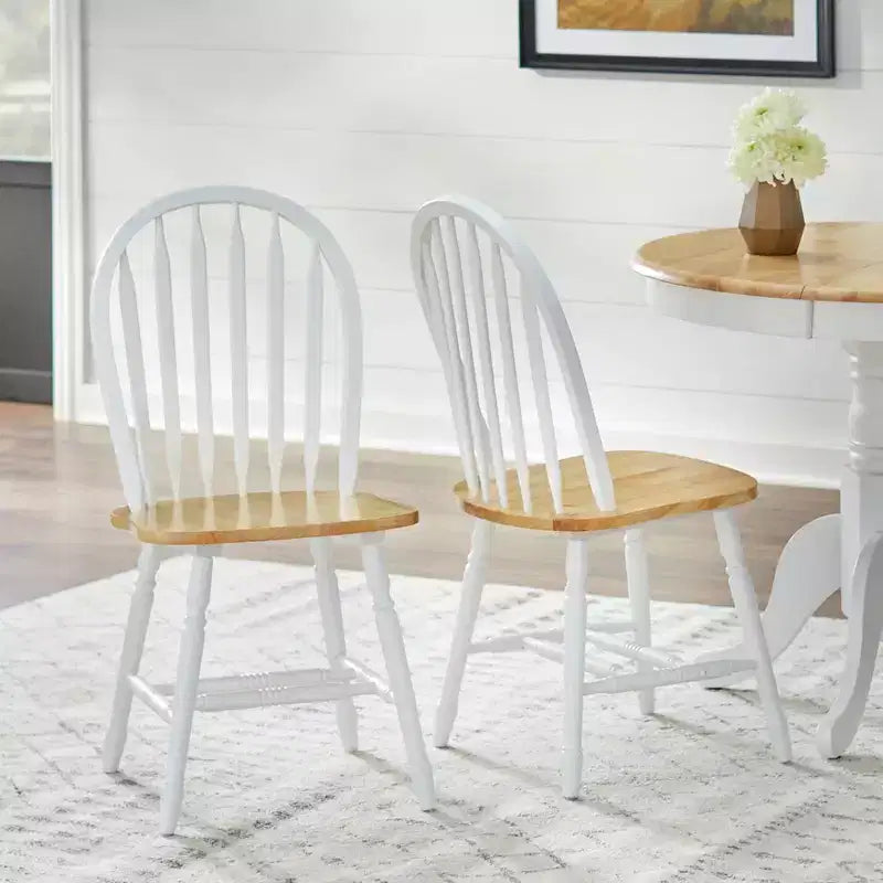 Buylateral 7pc Lancaster Farmhouse Solid Wood Extendable Dining Table Set