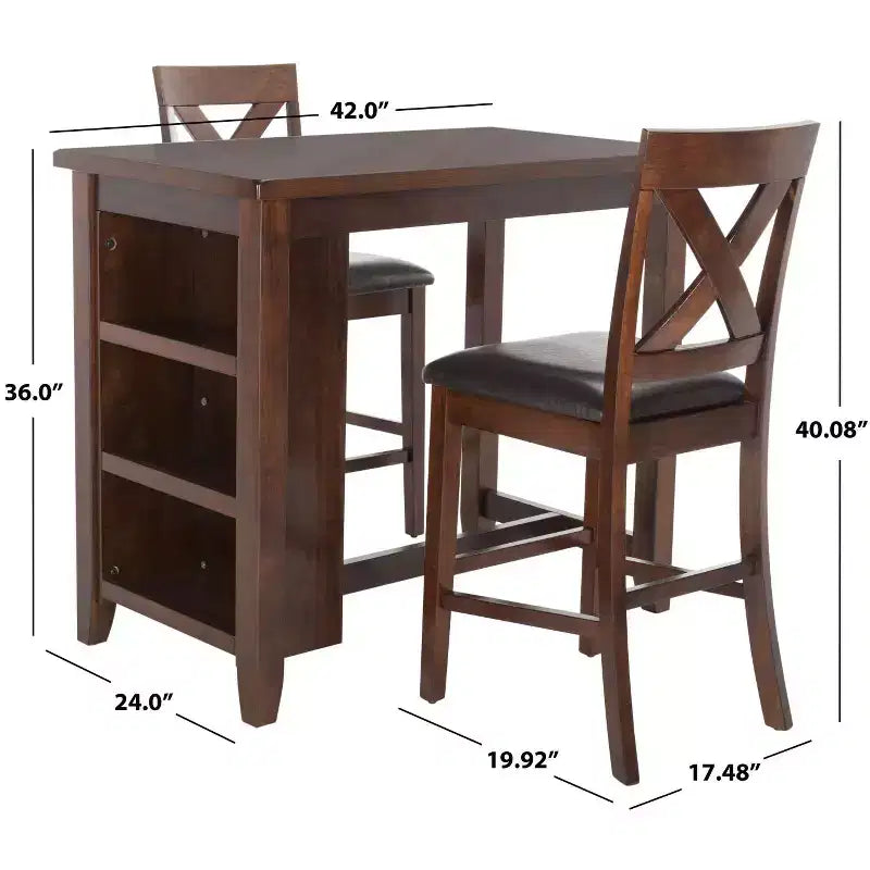 Everest 3 Piece Pub Set - DNS9203 - Safavieh