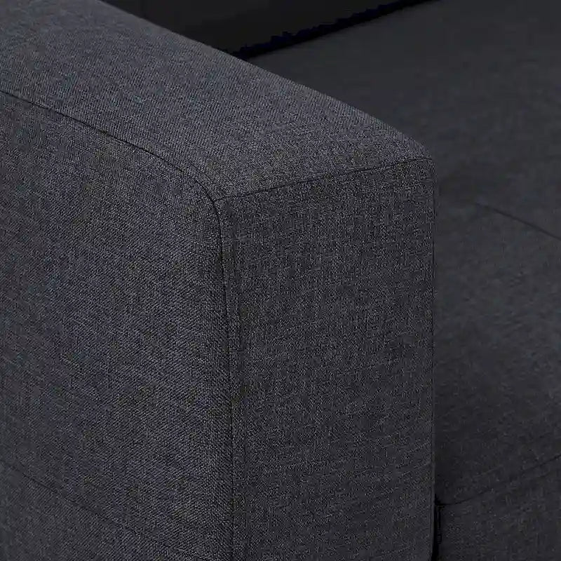 Futon convertible en tissu capitonné, 8 po, pleine grandeur