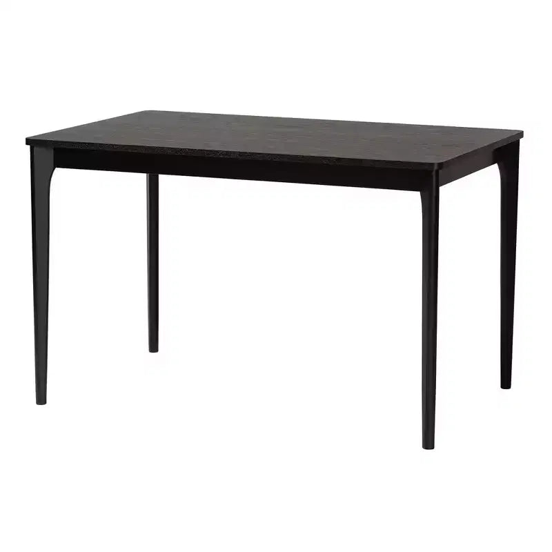 Baxton Studio Dannell Mid-Century Modern Wood 5-Piece Dining Set