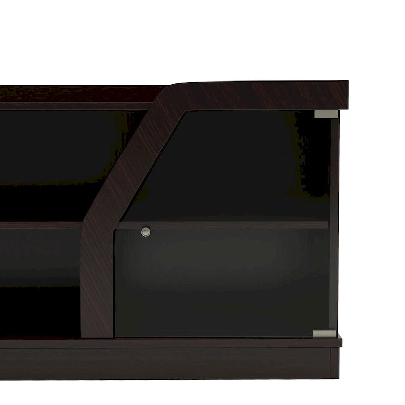 Meuble TV Modern Espresso de 71 po de large