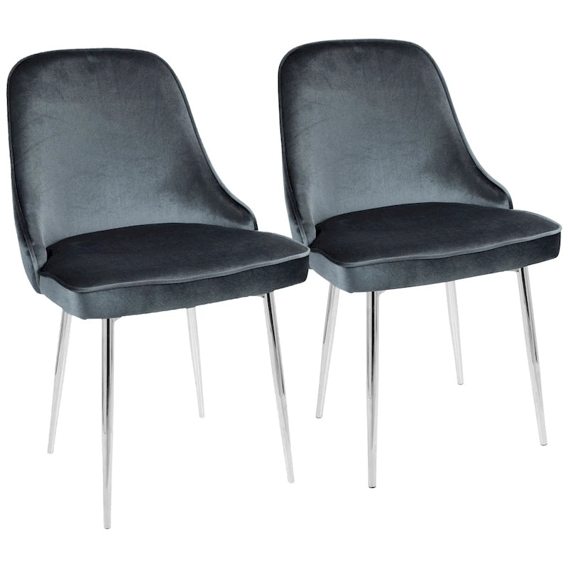 Chaise de salle à manger contemporaine (Lot de 2)
