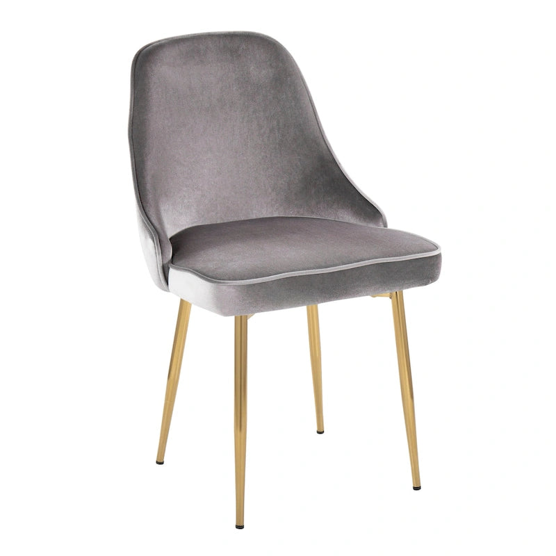 Chaise de salle à manger contemporaine (Lot de 2)