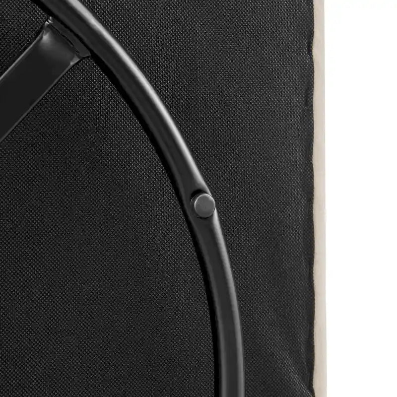 Fauteuil tonneau pivotant en tissu