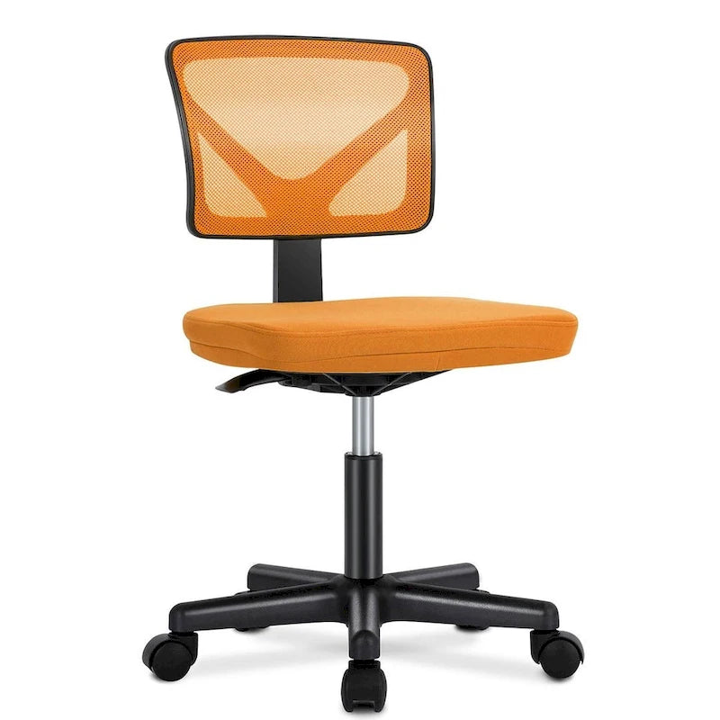 Chaise de bureau sans accoudoirs avec dossier