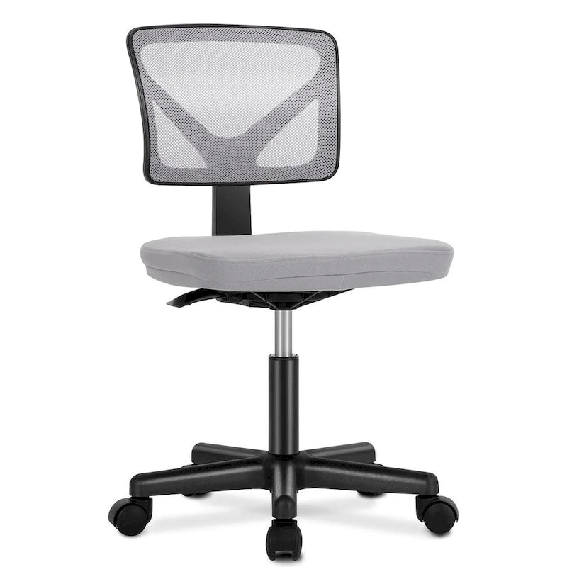 Chaise de bureau sans accoudoirs avec dossier