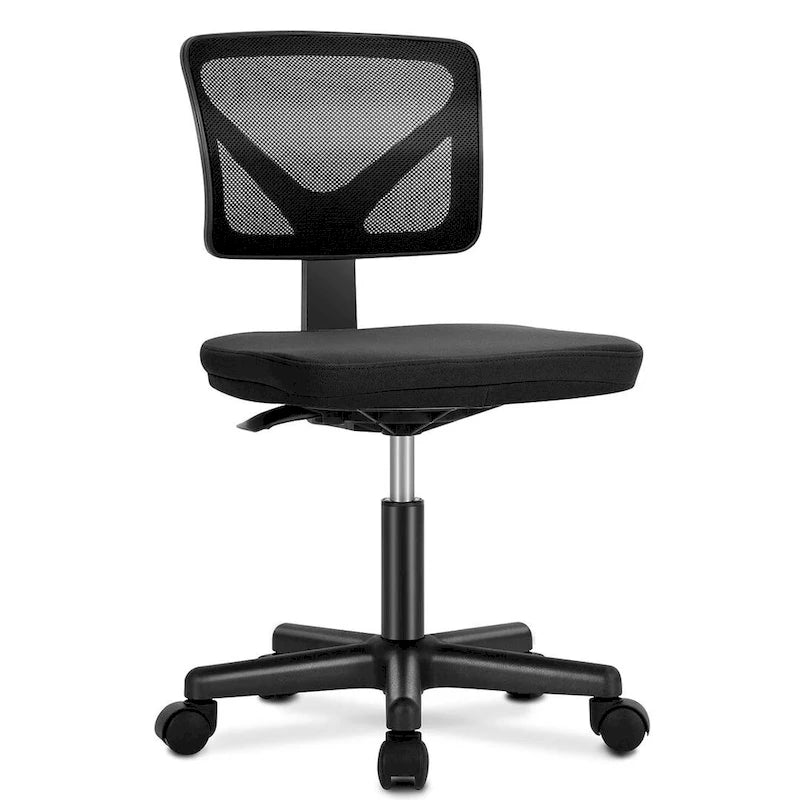 Chaise de bureau sans accoudoirs avec dossier