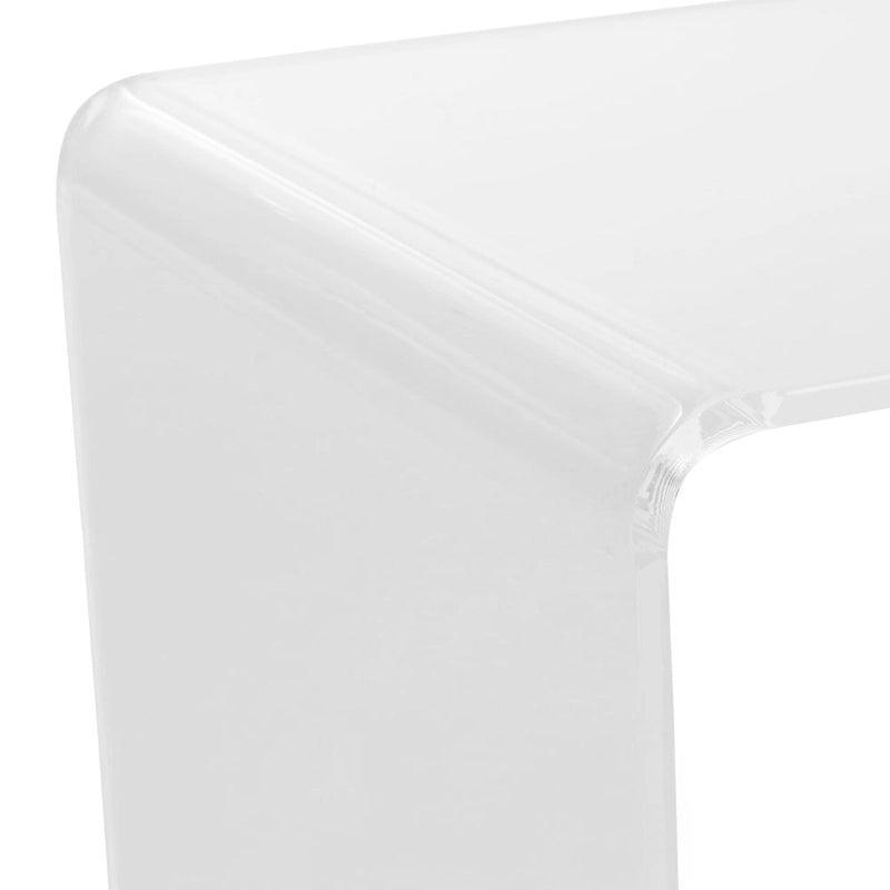 Table Basse en Acrylique Transparent - 35,4 x 17,7 x 13,8 - 35Lx18Px14H