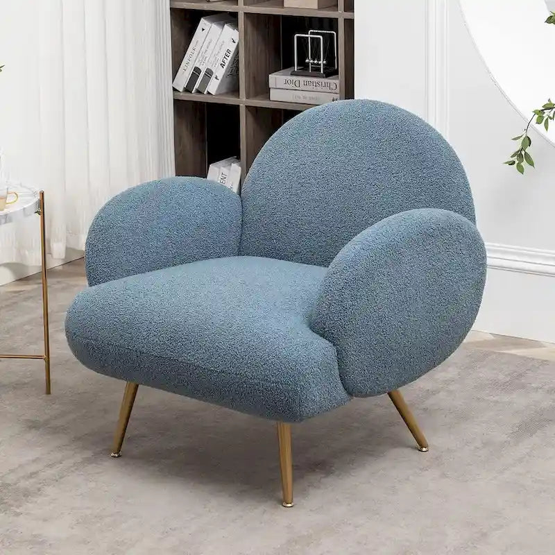 Fauteuil d'appoint moderne rembourré pour salon, chambre à coucher