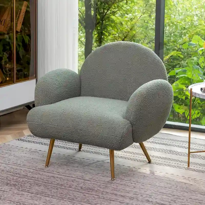 Fauteuil d'appoint moderne rembourré pour salon, chambre à coucher