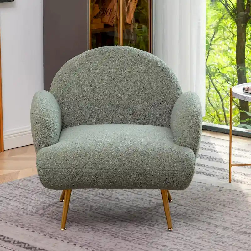 Fauteuil d'appoint moderne rembourré pour salon, chambre à coucher