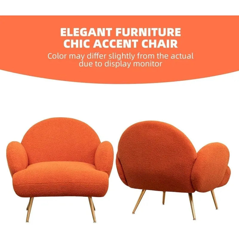 Fauteuil d'appoint moderne rembourré pour salon, chambre à coucher