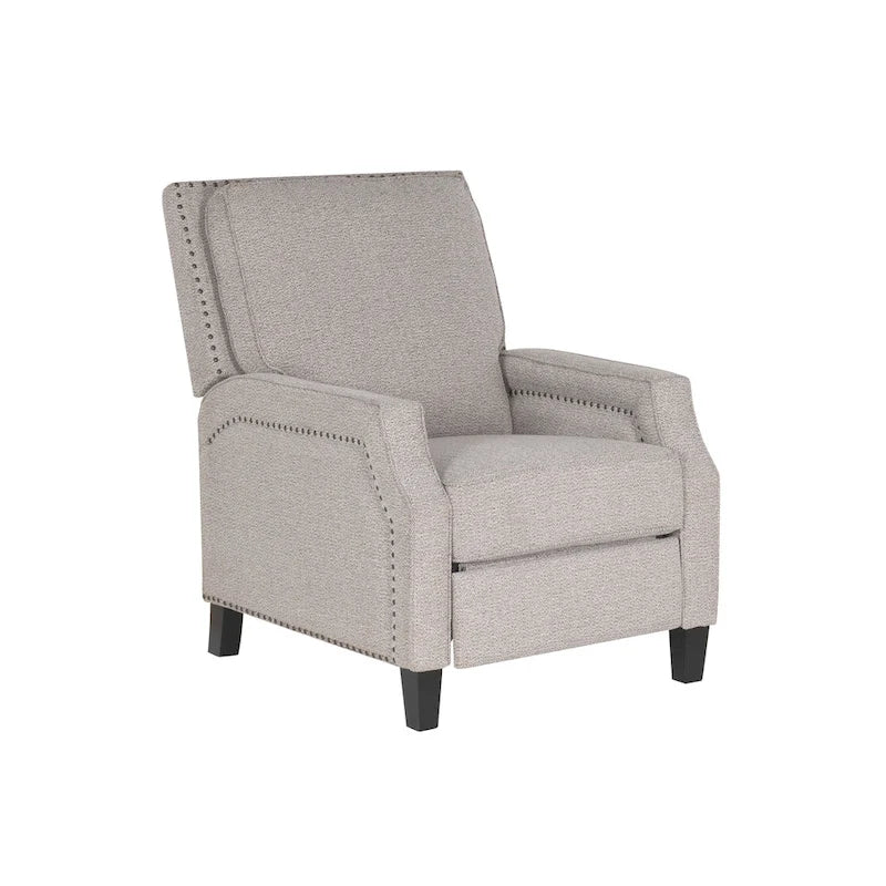 Fauteuil inclinable à dossier poussé et rembourré