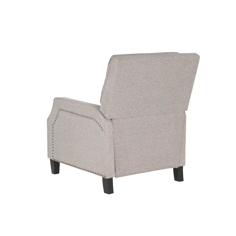 Fauteuil inclinable à dossier poussé et rembourré